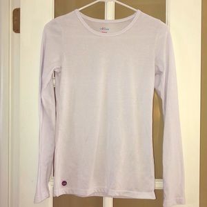Long sleeve under scrub tee